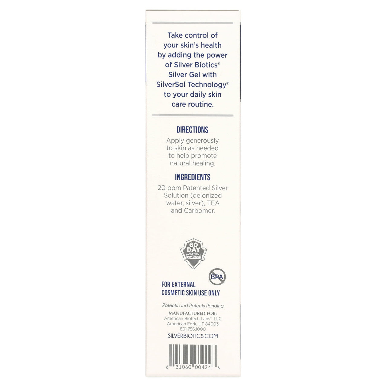 American Biotech Labs Asap Ultimate Skin And Body Care Gel - 4 Oz