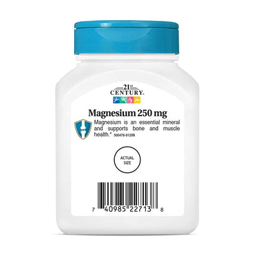 21st Century Magnesium 250mg Tablets, 110 Ea