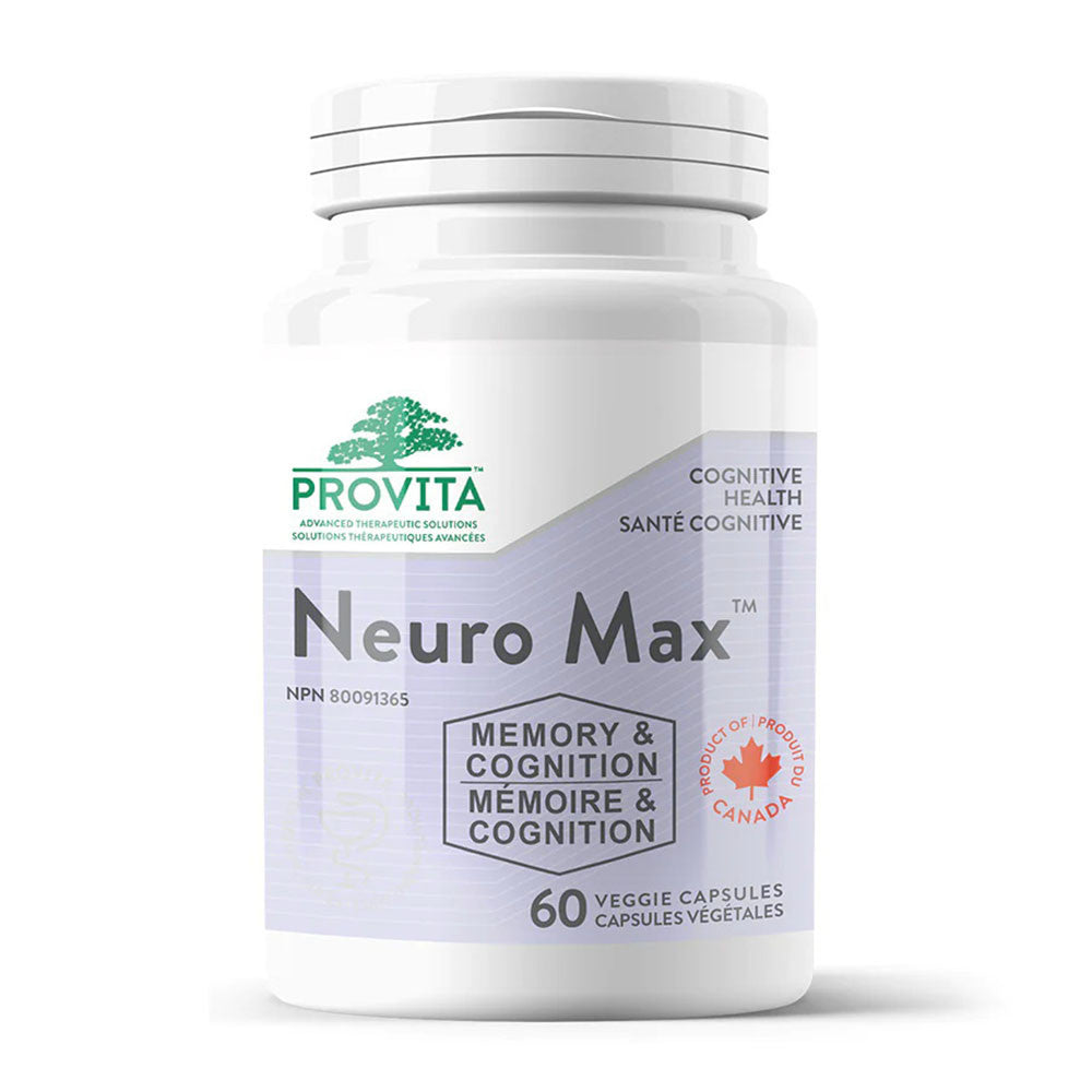 Provita Neuro Max Memory and Cognitive Health Capsules, 60 Ea
