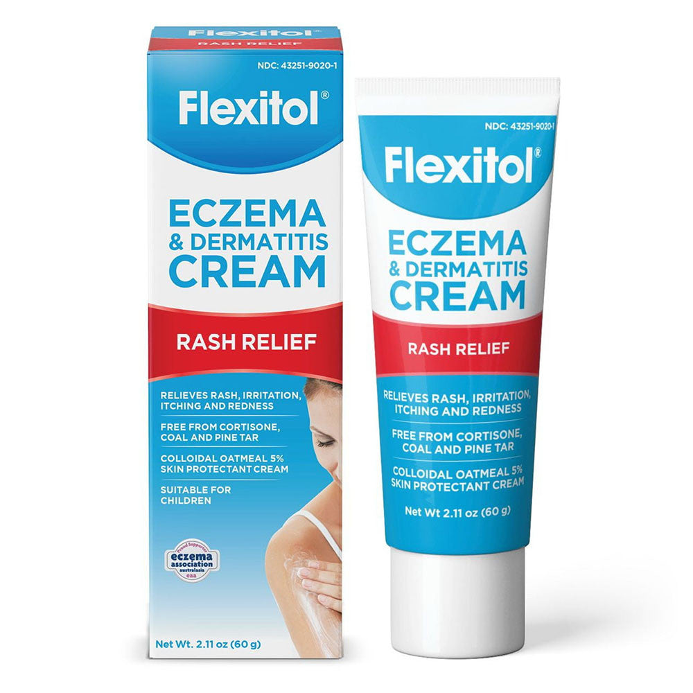 Flexitol Eczema and Dermatitis Cream Rash Relief, 2.11 Oz