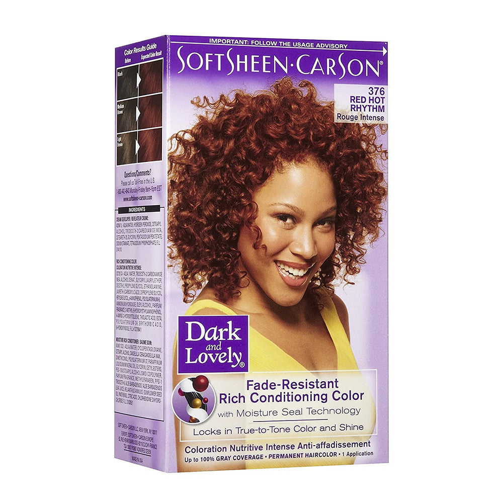 Softsheen Carson Dark And Lovely Red Hot Rhythm Hair Color #376- 1 Ea