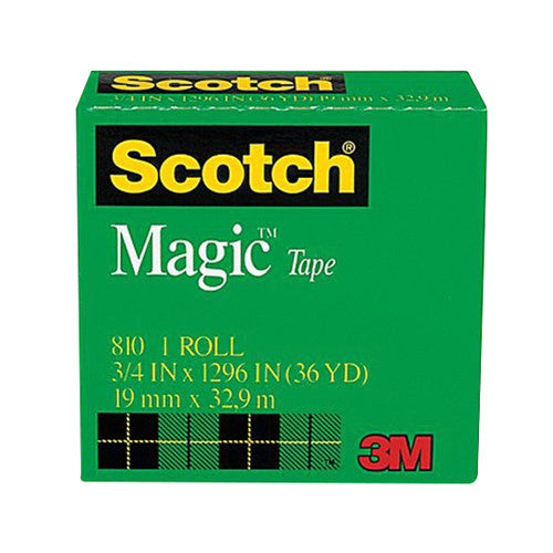 3M Scotch Magic Transparent Tape Of 0.75 Inch X 36 Yards - 1 Ea