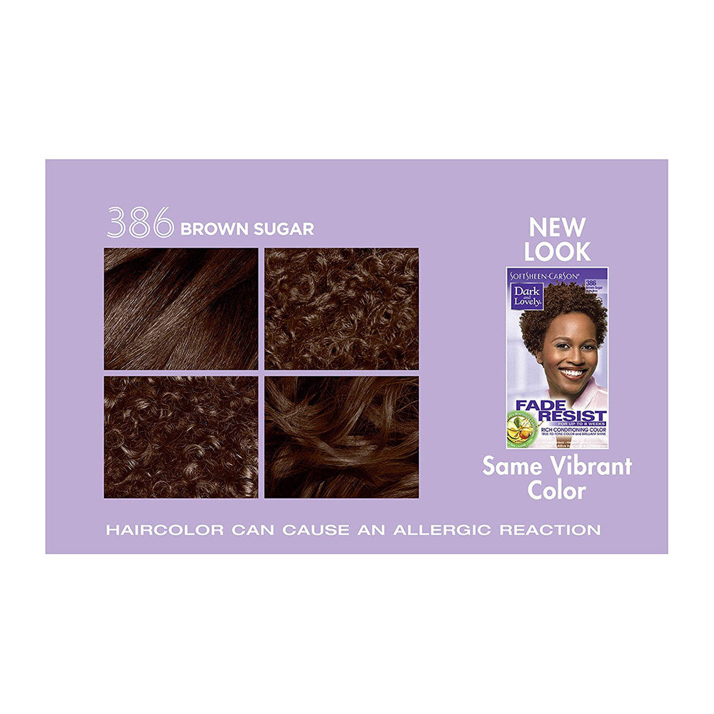 Softsheen Carson Dark And Lovely Permanent Long-Lasting True-To-Tone Colour Brown Sugar - 1 Ea