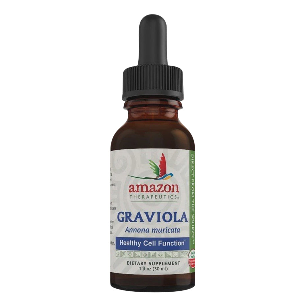 Amazon Therapeutic Graviola Organic Extract Antioxidant and Immune Wellness Support 1Oz (30ml)
