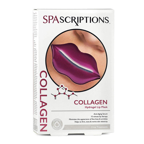 Spascriptions Collagen Hydrogel Lip Mask, 4 Ea