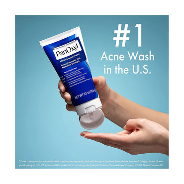 Panoxyl Maximum Strength Acne Foaming Face Wash, 5.5 Oz