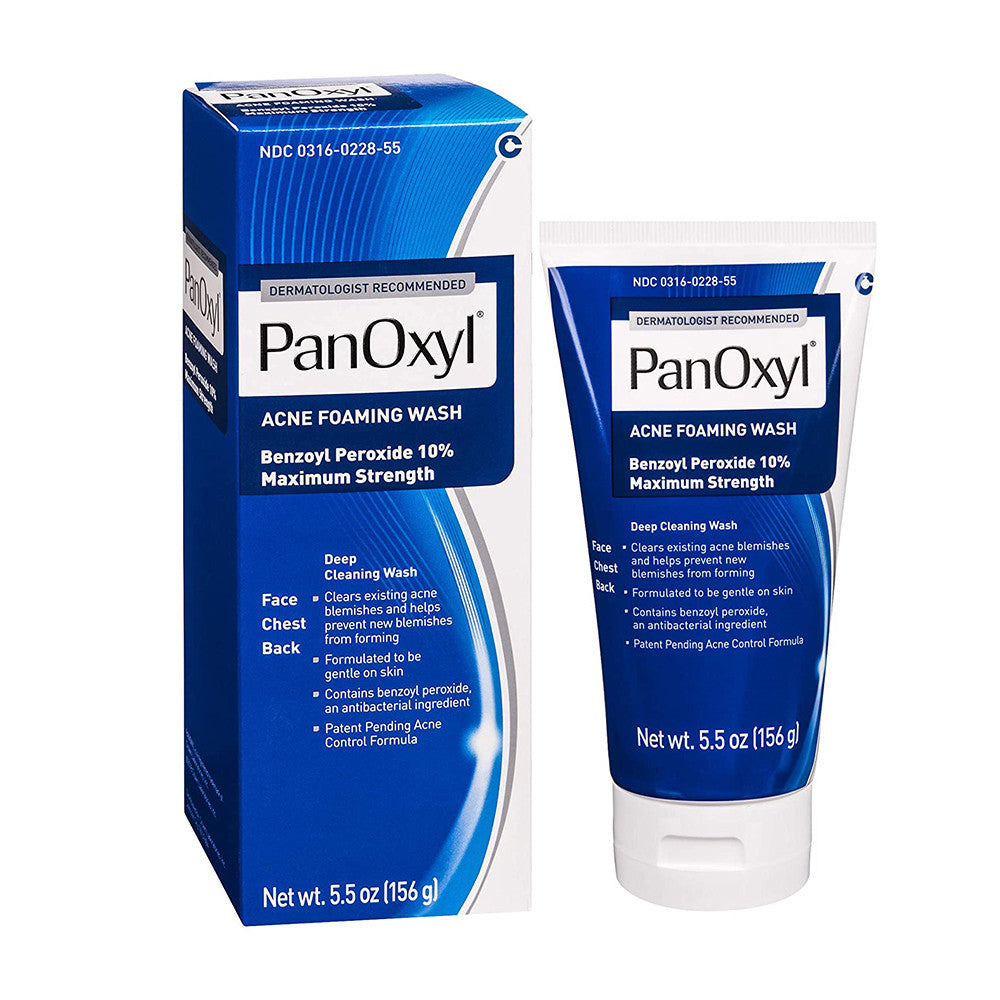 Panoxyl Maximum Strength Acne Foaming Face Wash, 5.5 Oz