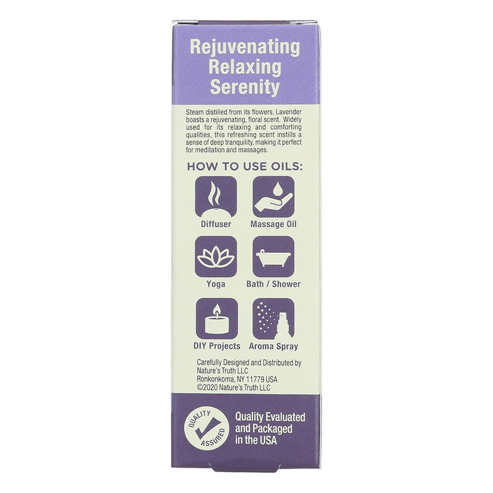 Natures Truth Aromatherapy Pure Essential Oil, Lavender, 0.51 oz