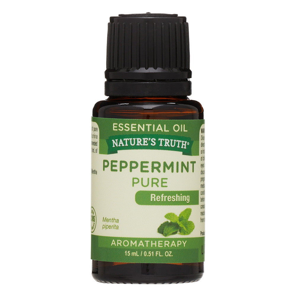 Natures Truth Aromatherapy 100% Pure Essential Oil, Peppermint, 0.51 oz