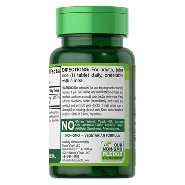 Natures Truth Vitamins Ultra Chromium Picolinate 1000 mcg Capsules, 90 Ea