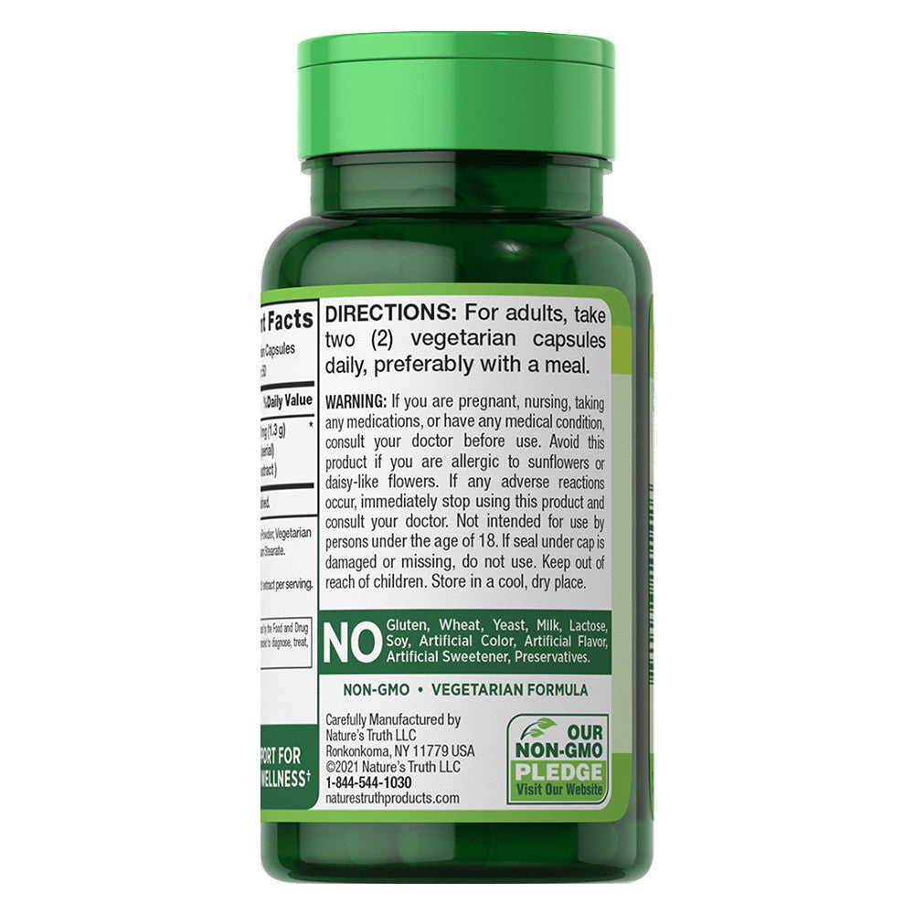 Natures Truth Natural Whole Herb Echinacea 400 mg Tablets, 100 Ea