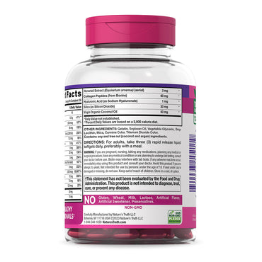 Natures Truth Superior Strength Hair, Skin and Nails with 5000mcg Biotin Softgels, 165 Ea