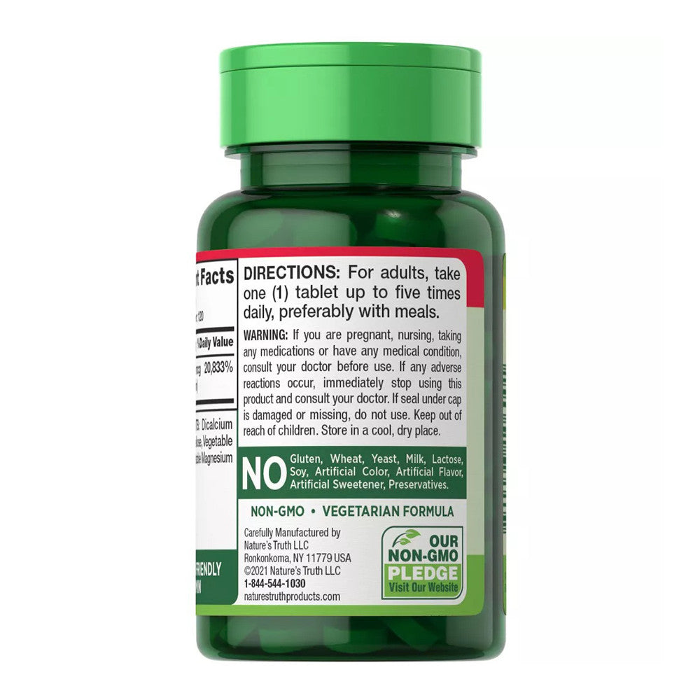 Natures Truth B 12 Vitamin 500 Mcg Tablets, 120 Ea