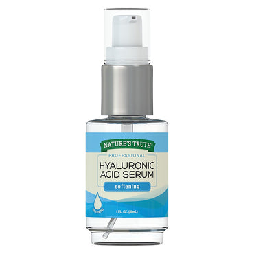 Natures Truth Professional Hyaluronic Acid Serum Softening Unsented, 1 oz