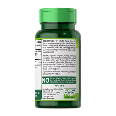 Natures Truth Activated Charcoal Capsules, 90 Ea