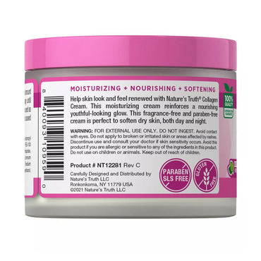 Natures Truth Collagen Moisture Cream, 4 Oz