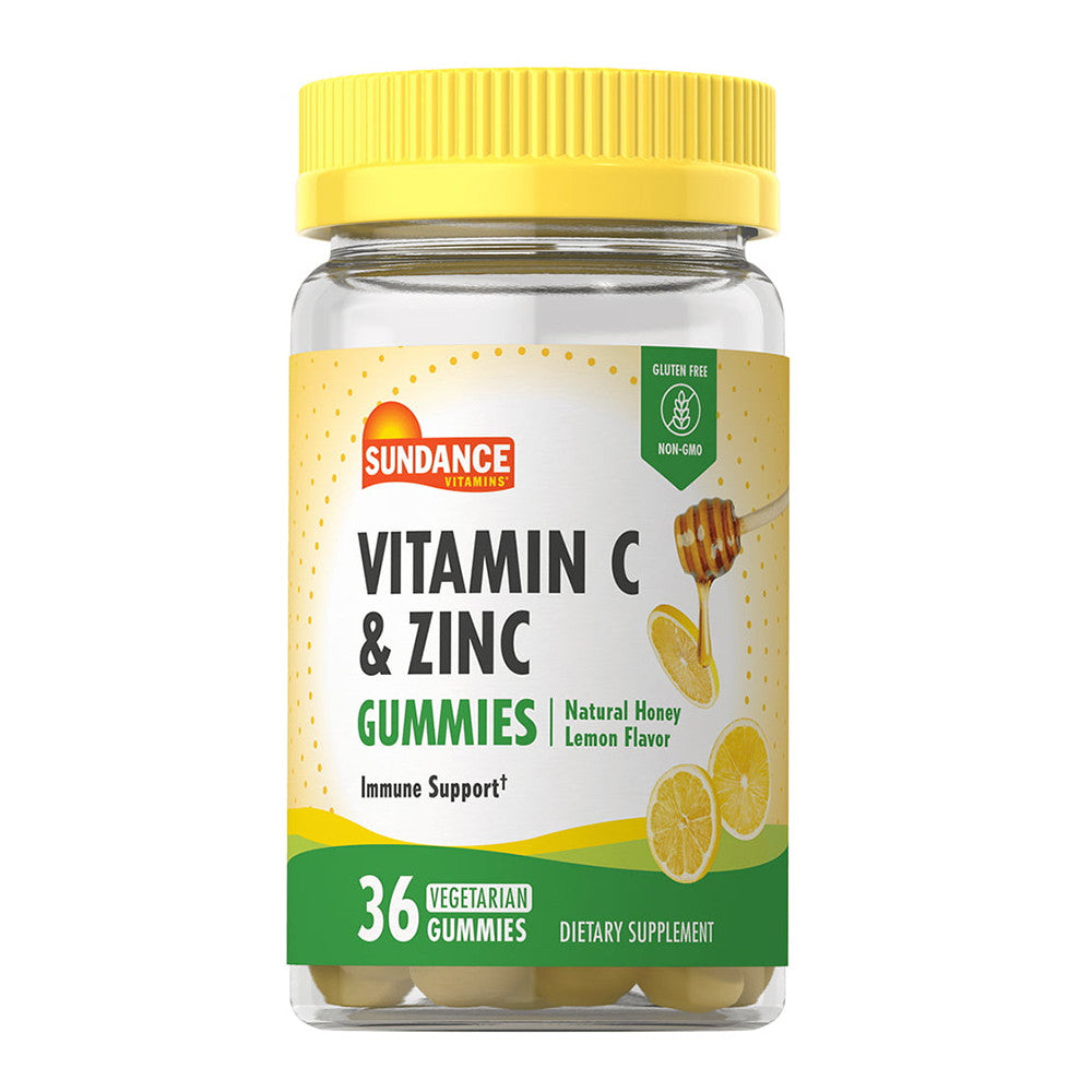 Sundance Vitamins Vitamin C And Zinc Vegetarian Gummies, 36 Ea