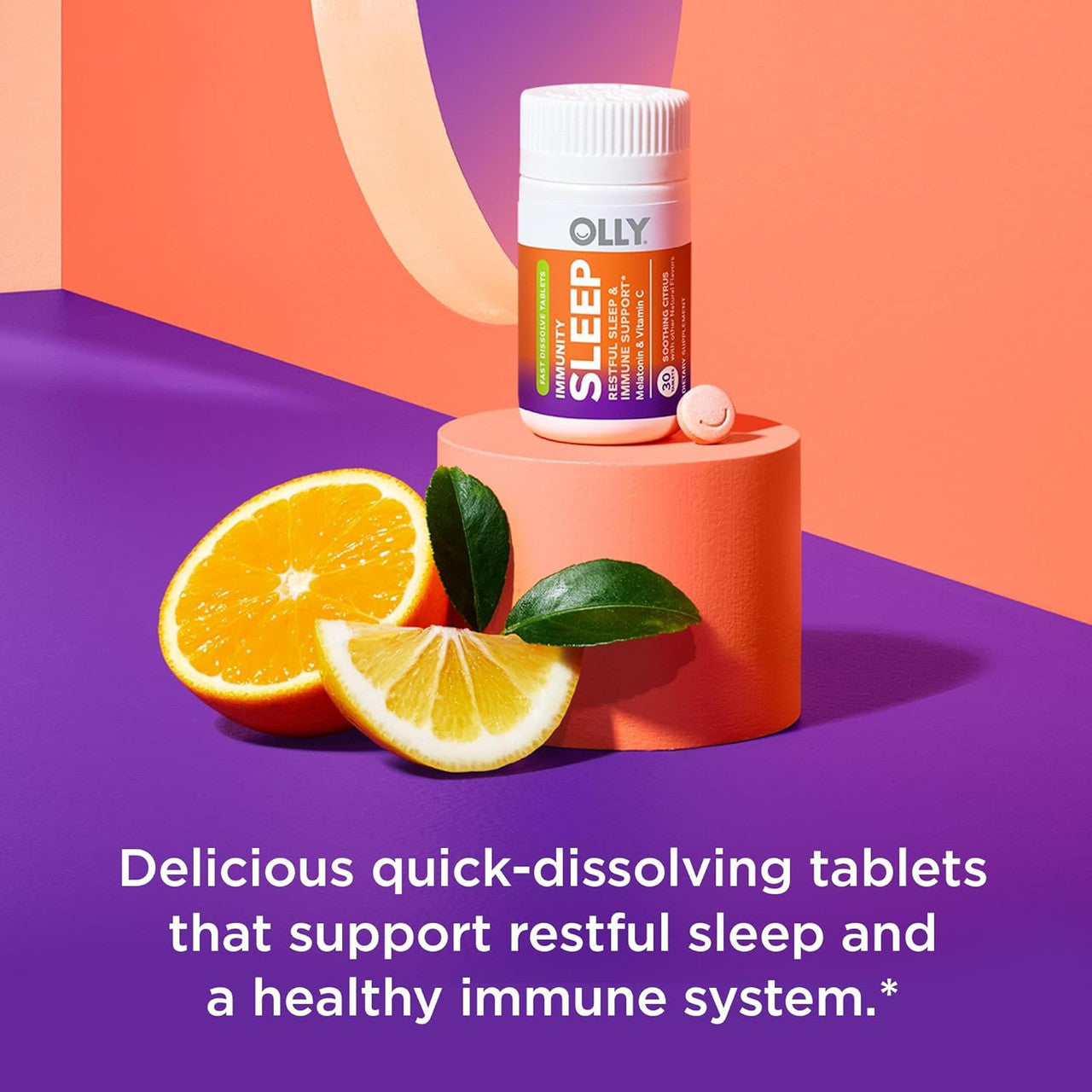 Olly Immunity Sleep with Vitamin C 3 Mg Supplement, 30 Ea