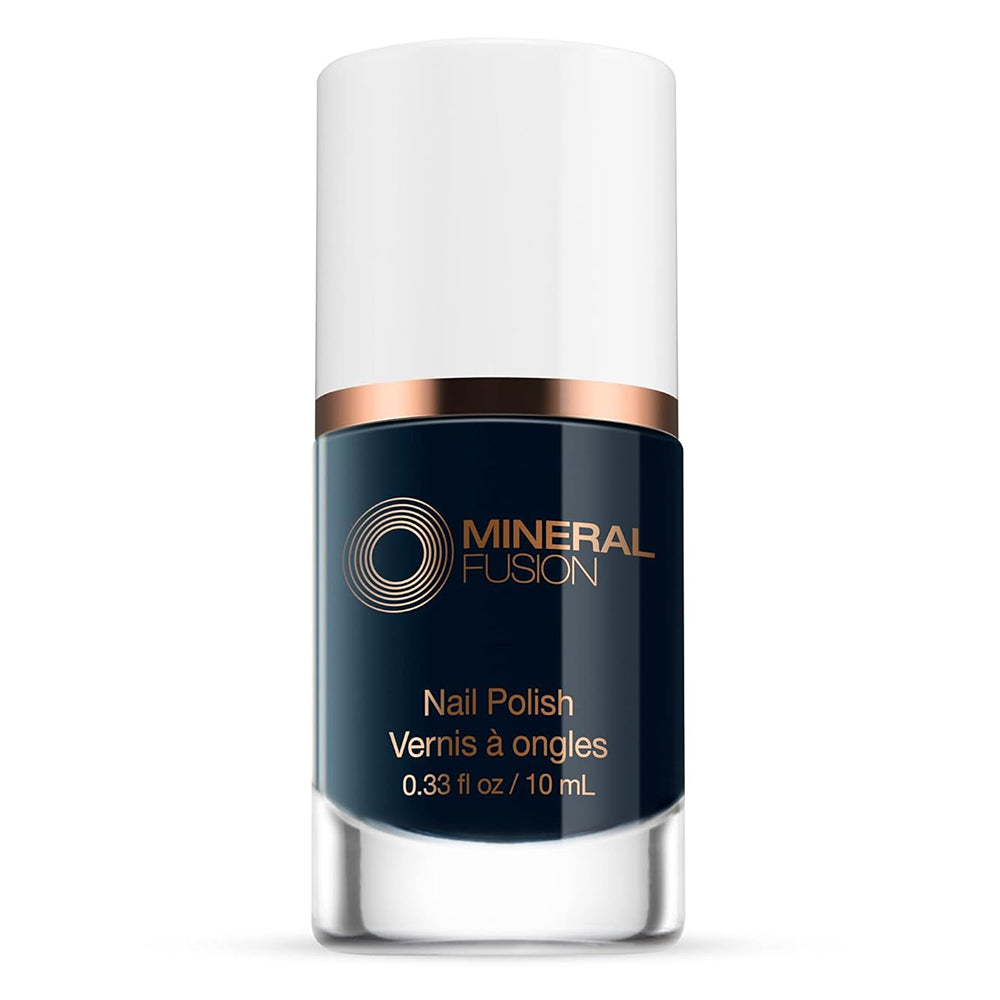 Mineral Fusion Dark Blue Deep Dive Nail Polish Paraben Free 0.33Oz (10ml)