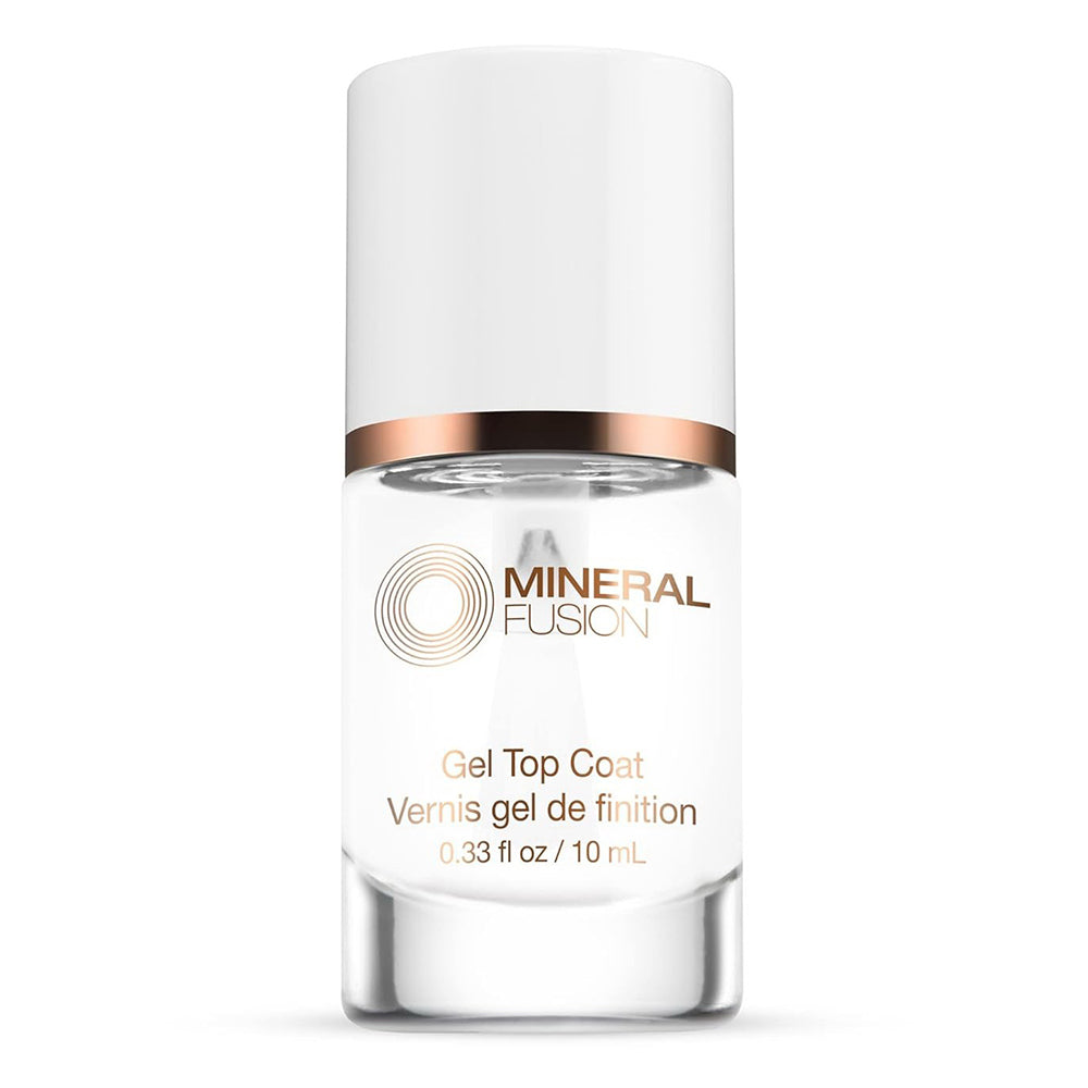 Mineral Fusion Nail Gel Top Coat Clear Finish 0.33Oz (10ml)