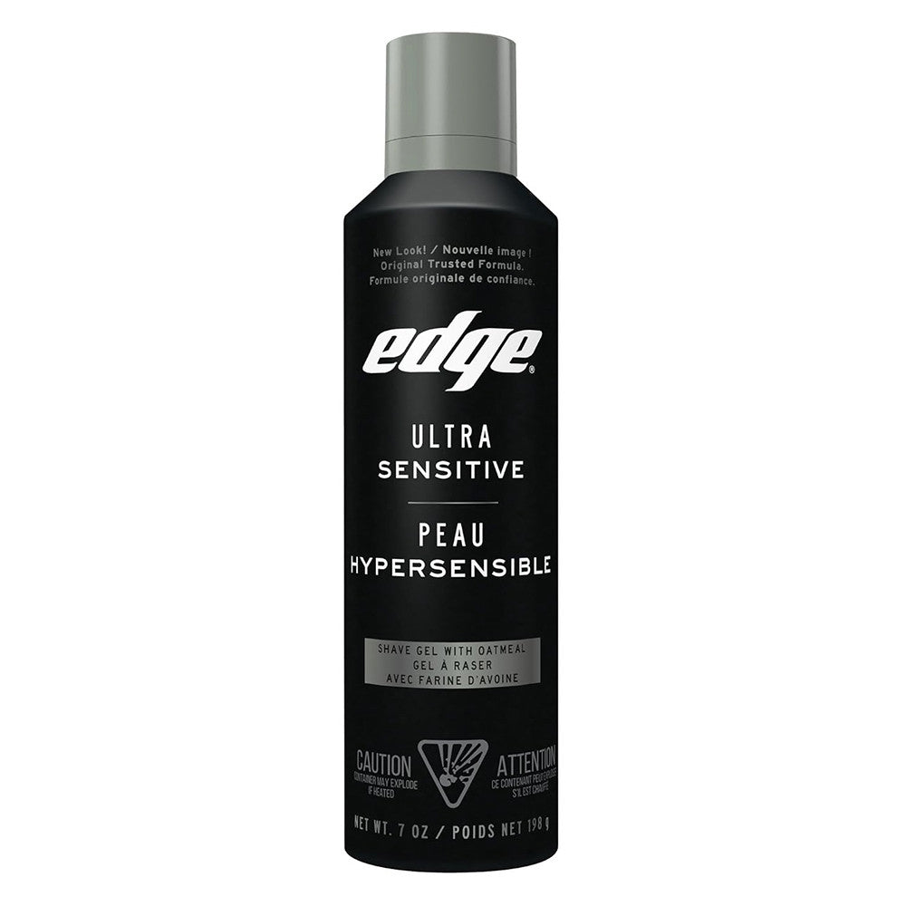 Edge Ultra Sensitive Shave Gel With Oat Meal, Fragrance Free, 7 Oz