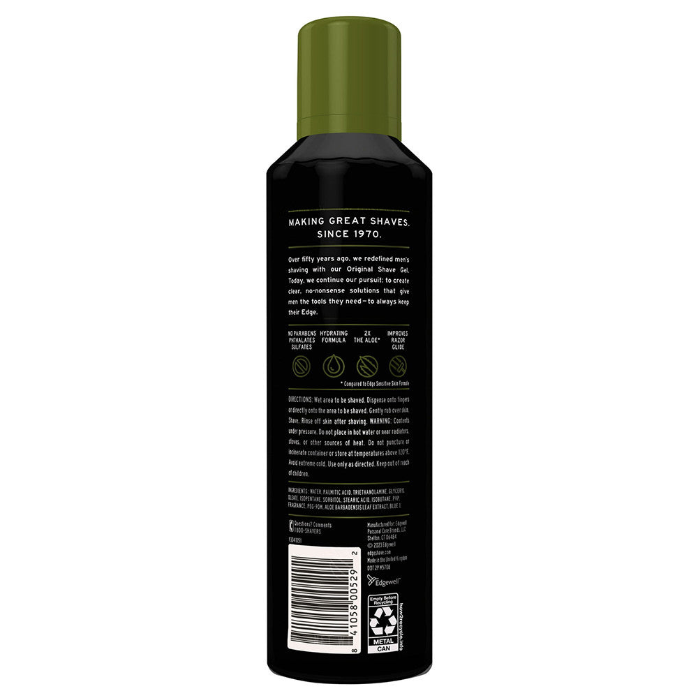 Edge Shave Gel With Soothing Aloe, 7 Oz