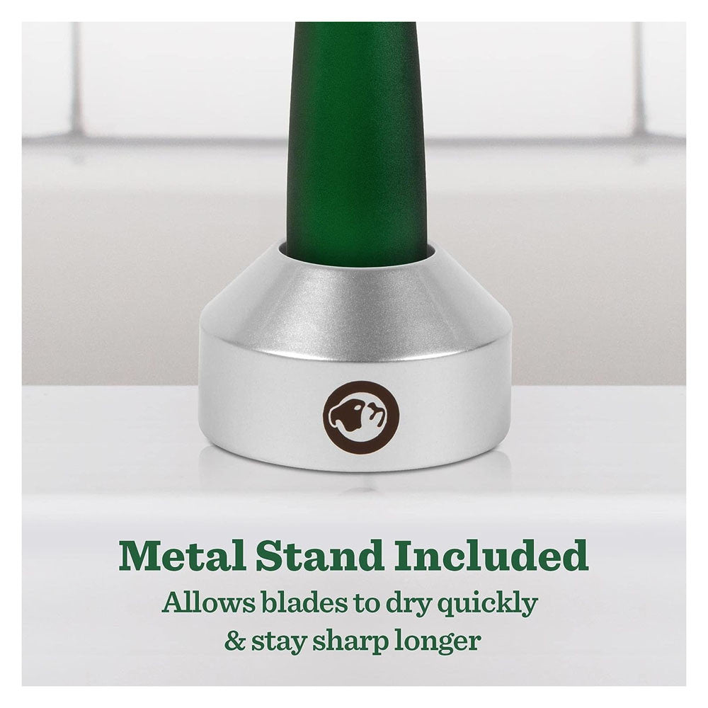Bulldog Mens Skincare Original Glass Handle Razor With Razor Stand, 1 Ea