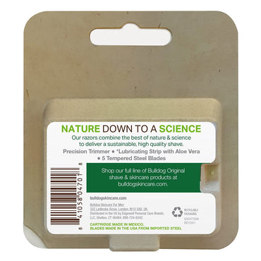 Bulldog Skincare for Men Original Razor Refill, 1 Ea