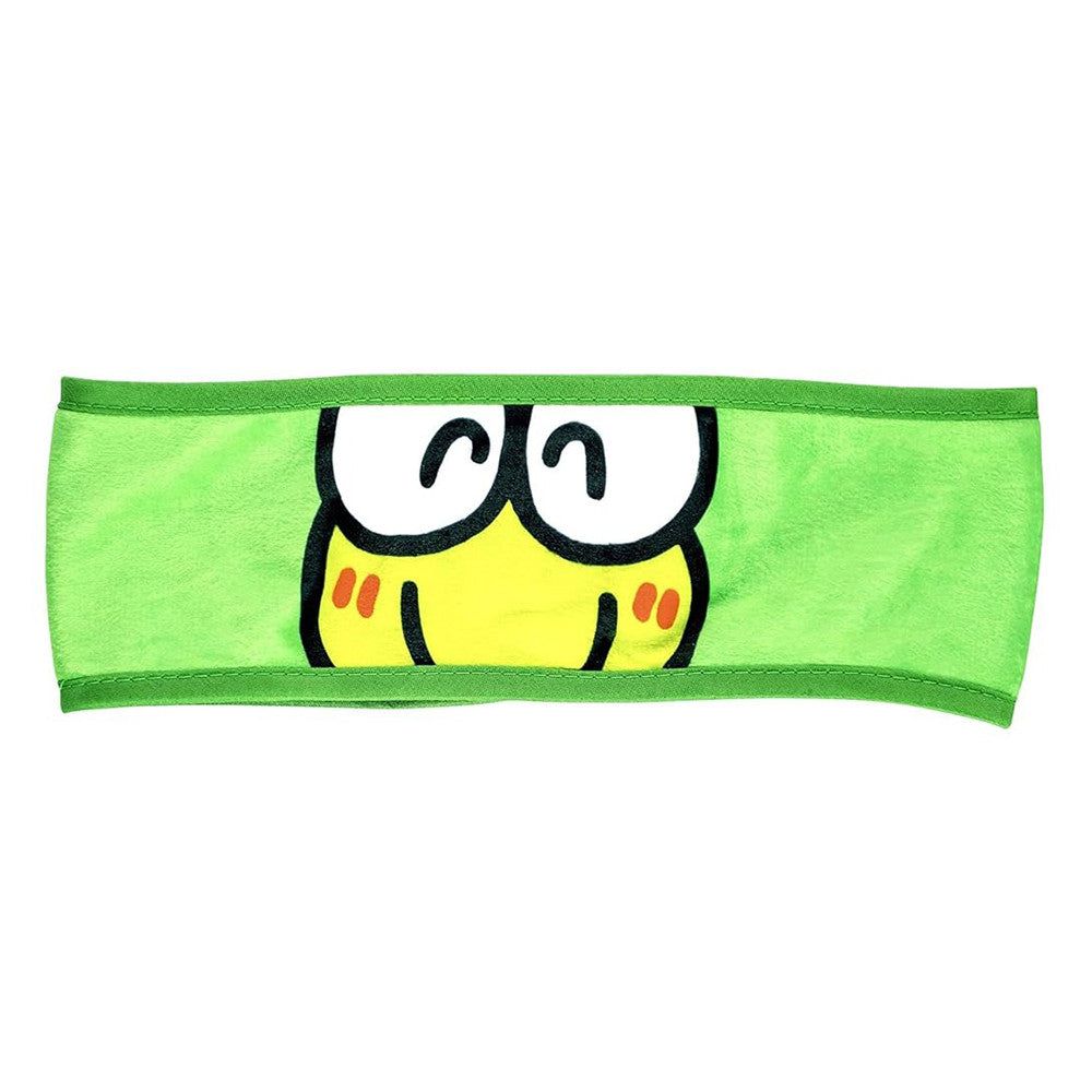 The Creme Shop Keroppi Spa Headband for Face Care and Makeup 1Ea