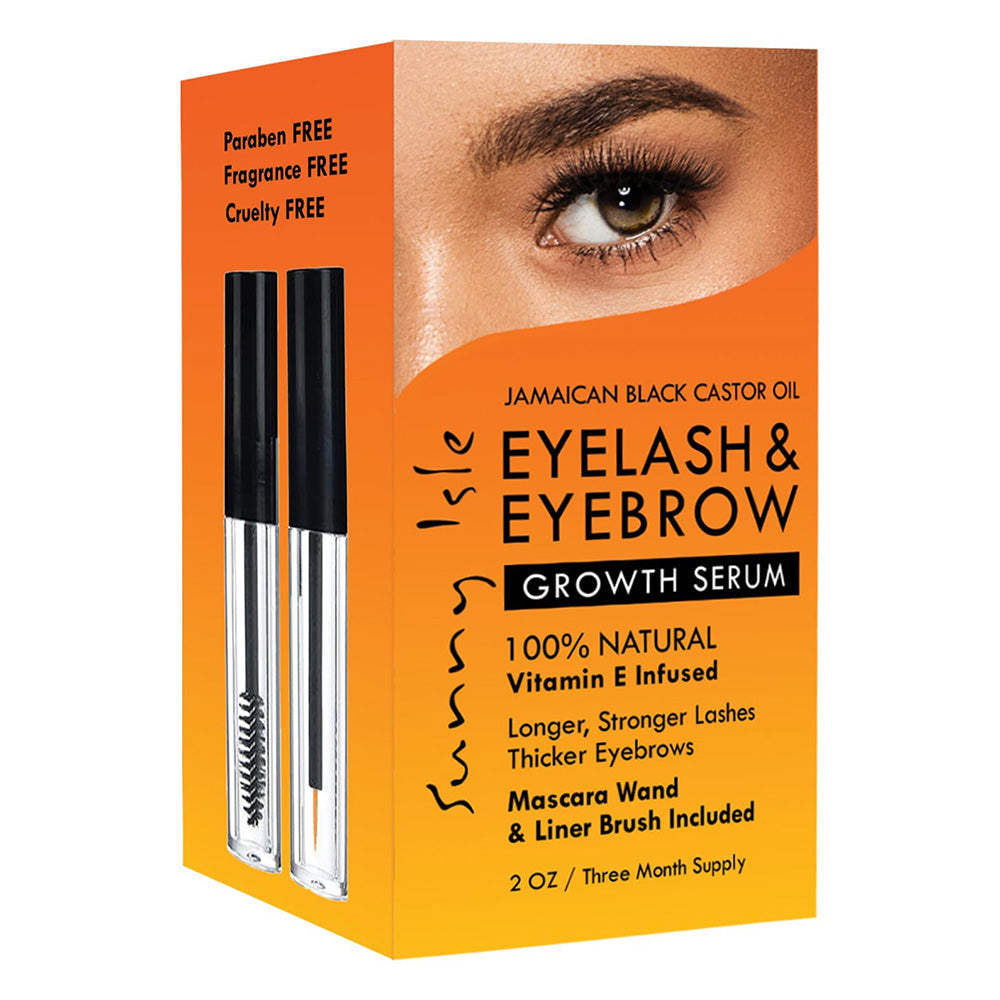 Sunny Isle Jamaican Black Castor Oil Eyelash and Eyebrow Growth Serum 2Oz