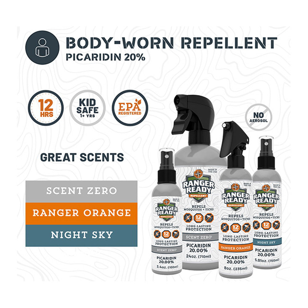 Ranger Ready Picaridin Insect Repellent Spray, Night Sky Scent, 3.38 Oz