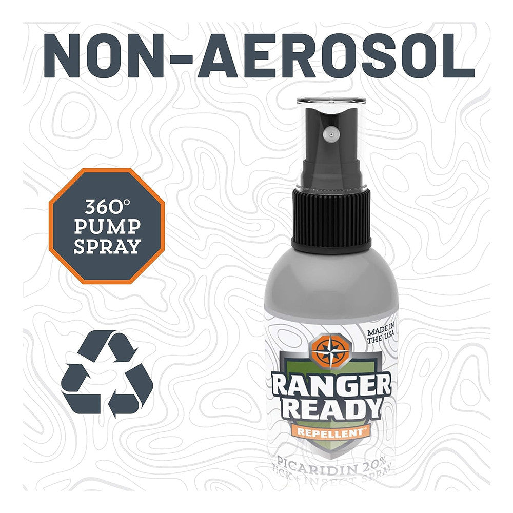 Ranger Ready Picaridin Insect Repellent Spray, Scent Zero, 3.38 Oz