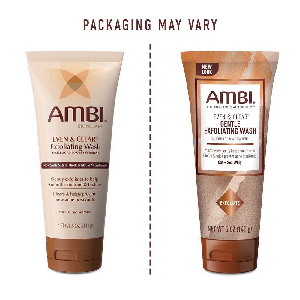 Ambi Skincare Even And Clear Exfoliating Wash Acne Treatment 5 Oz
