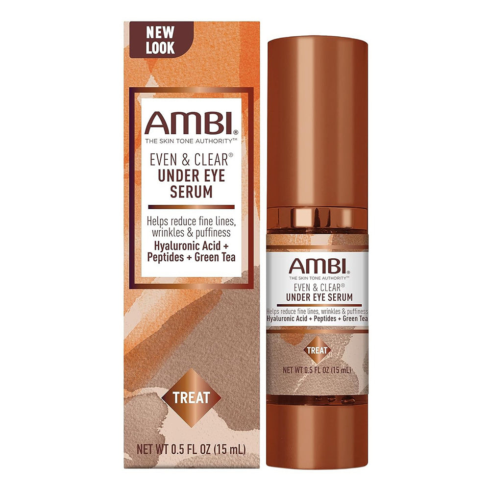 Ambi Even and Clear Under Eye Serum Puffiness and Dark Circle Reduction Formula 0.5Oz (15ml)
