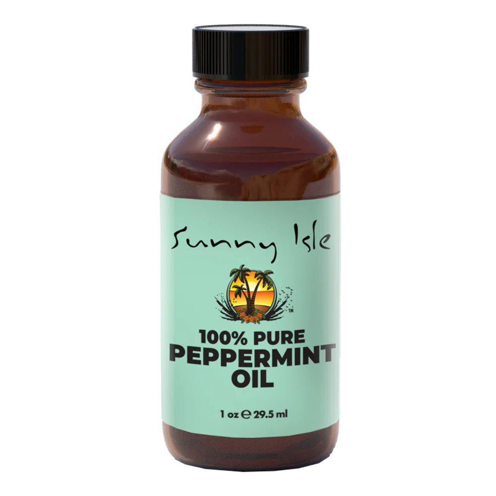 Sunny Isle Pure Peppermint Oil Natural Cleansing Antiseptic and Antibacterial 1Oz (29.5ml)