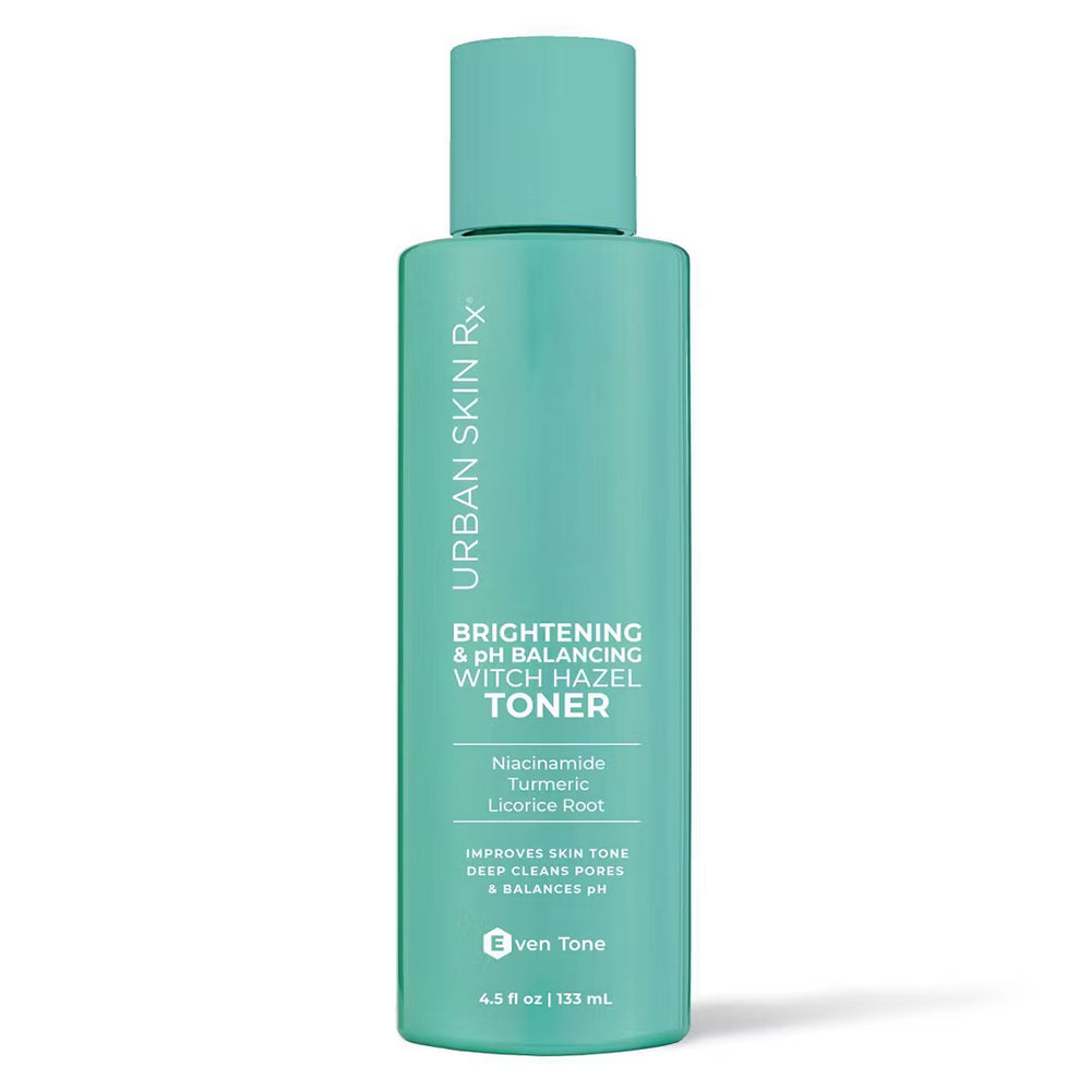 Urban Skin Rx Brightening and pH Balancing Witch Hazel Toner for Face 4.5Oz (133ml)