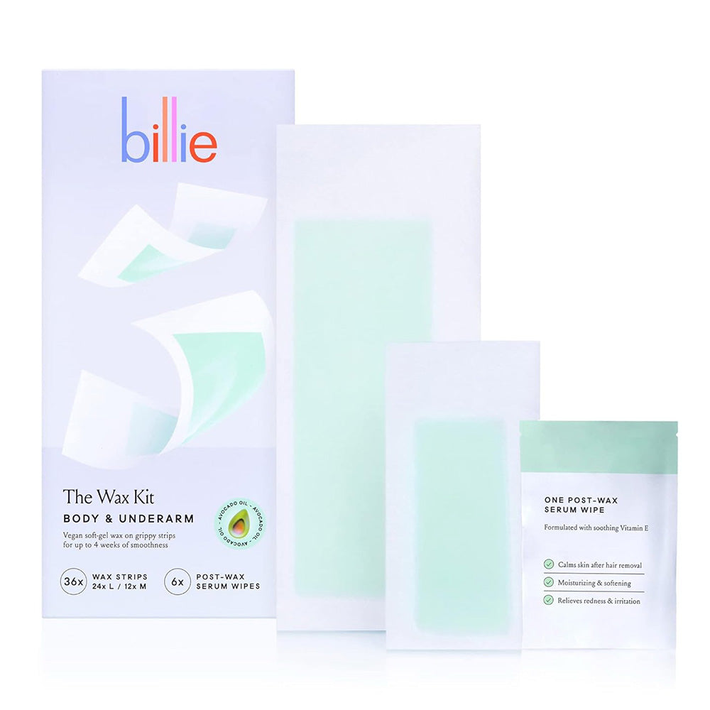 Billie Body and Underarm Hair Removal Waxing Kit for Women 1Ea