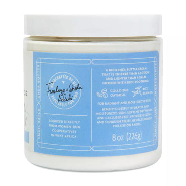 Shea Radiance Pure Nourishing Shea Butter Cream, Unscented, 8 Oz