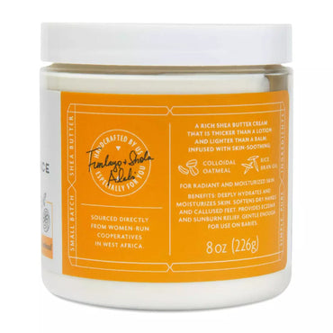 Shea Radiance Pure Nourishing Shea Butter Cream, Citrus Blossom, 8 Oz