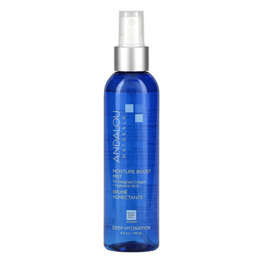 Andalou Naturals Moisture Boost Face Mist, Deep Hydration, 6 Oz