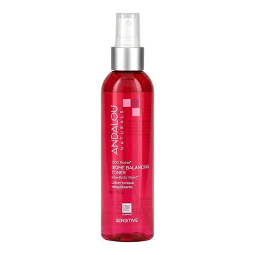 Andalou Naturals 1000 Roses Biome Balancing Toner, Sensitive, 6 Oz