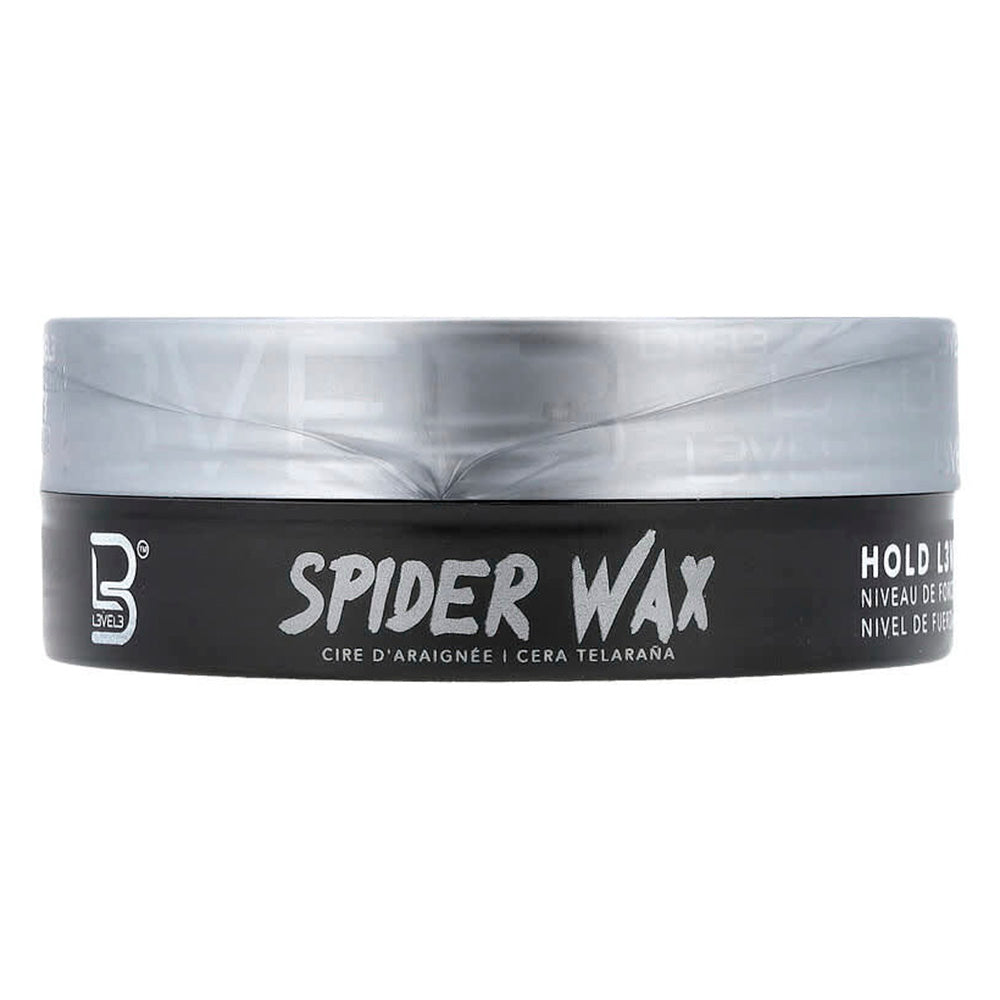 Level 3 Spider Hair Wax Strong Hold Texture and Creative Styling 5Oz (150ml)