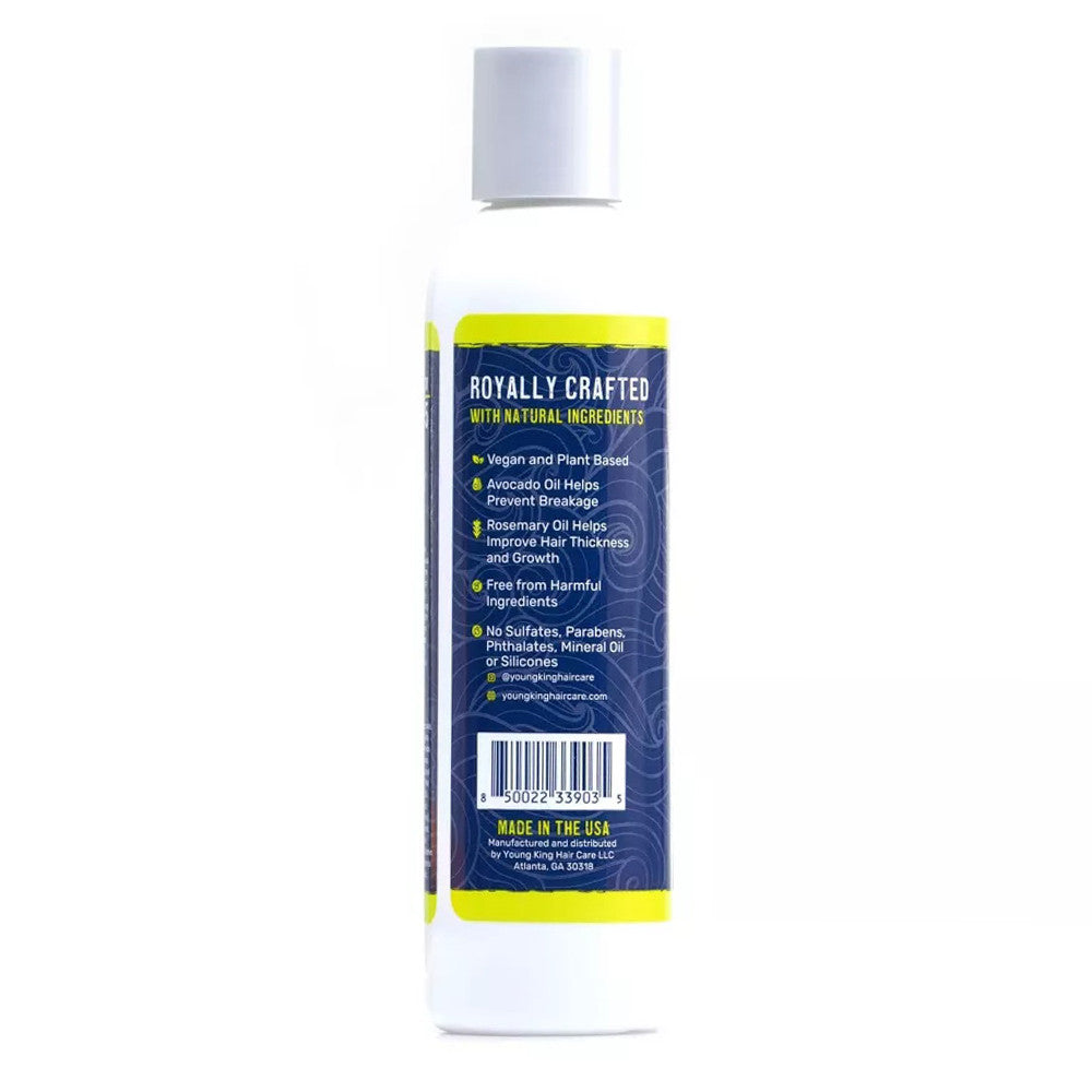 Young King Kids Shampoo, Cleanses and Moisturizes Curls, Avocado and Rosemary, 8 Oz