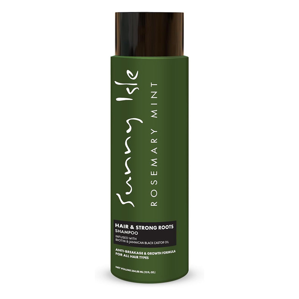 Sunny Isle Rosemary Mint Hair and Strong Roots Hair Shampoo Anti-Breakage Formula 12Oz (354.88ml)