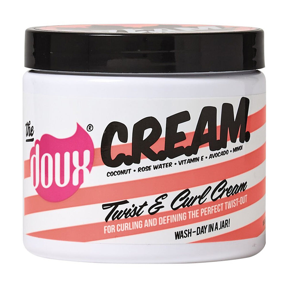 The Doux Cream Twist and Curl Hair Cream for Soft Hold and Moisture 16Oz (454g)