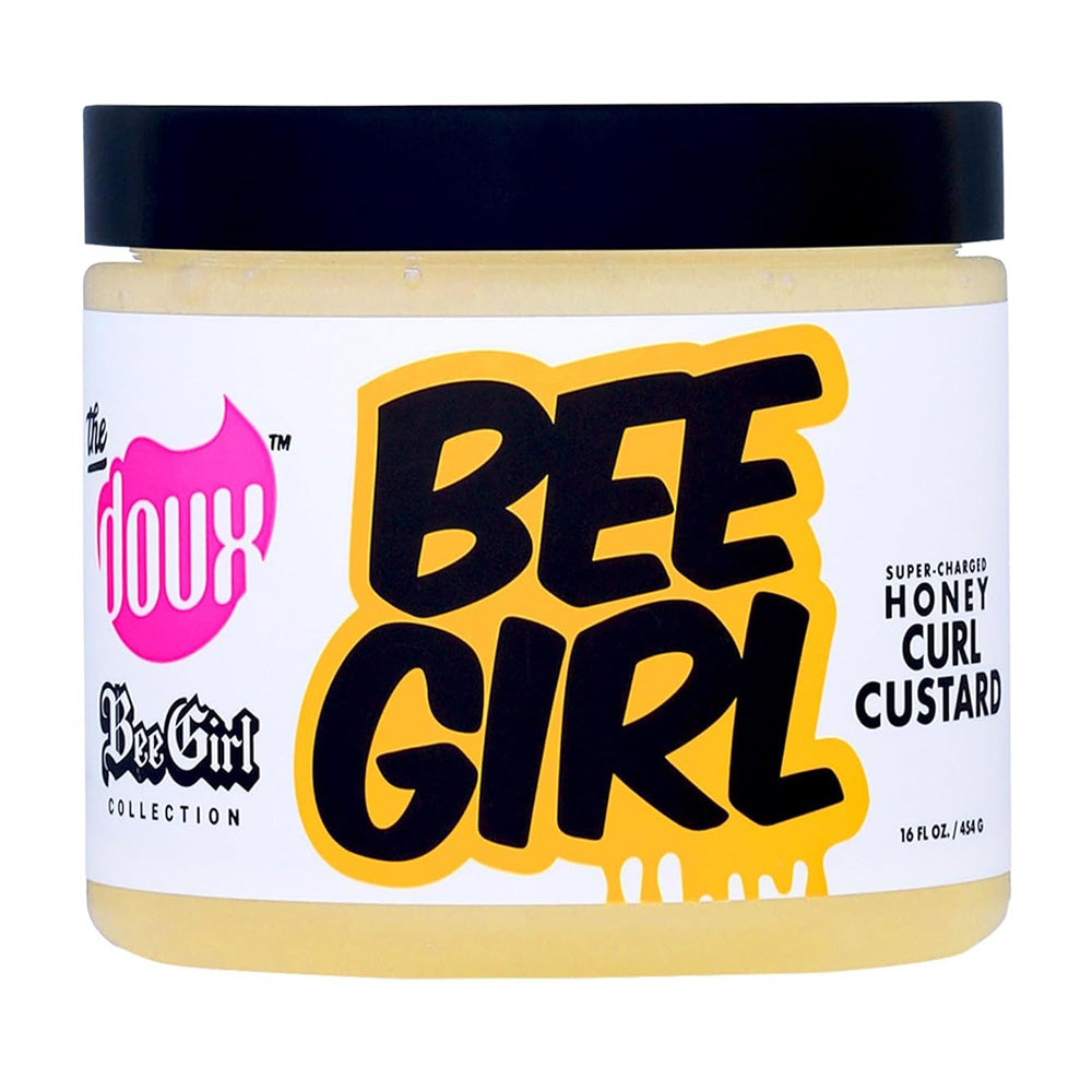 The Doux Bee Girl Curl Custard for Moisture and Curl Enhancer Hair Cream 16Oz (454g)