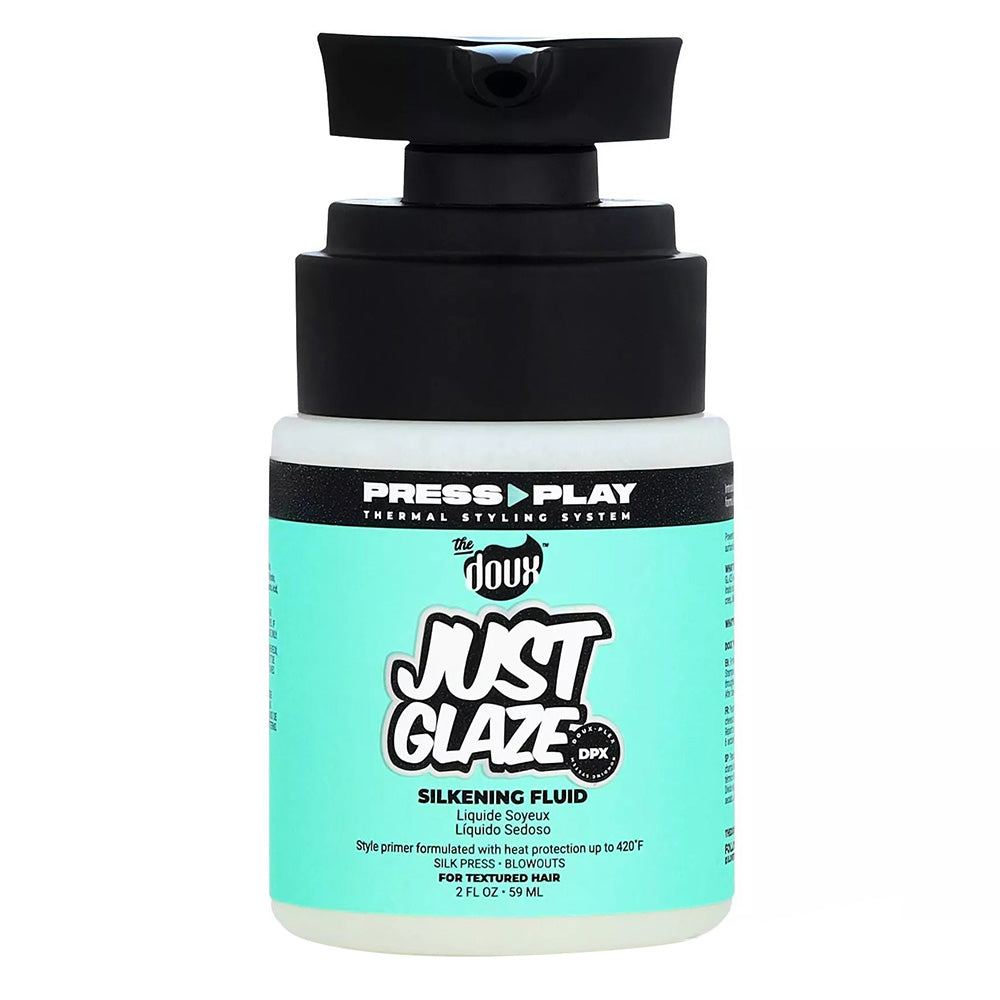The Doux Push Pop Just Glaze Silk Fluid for Smooth Finish Hair Spray 2Oz (59ml)