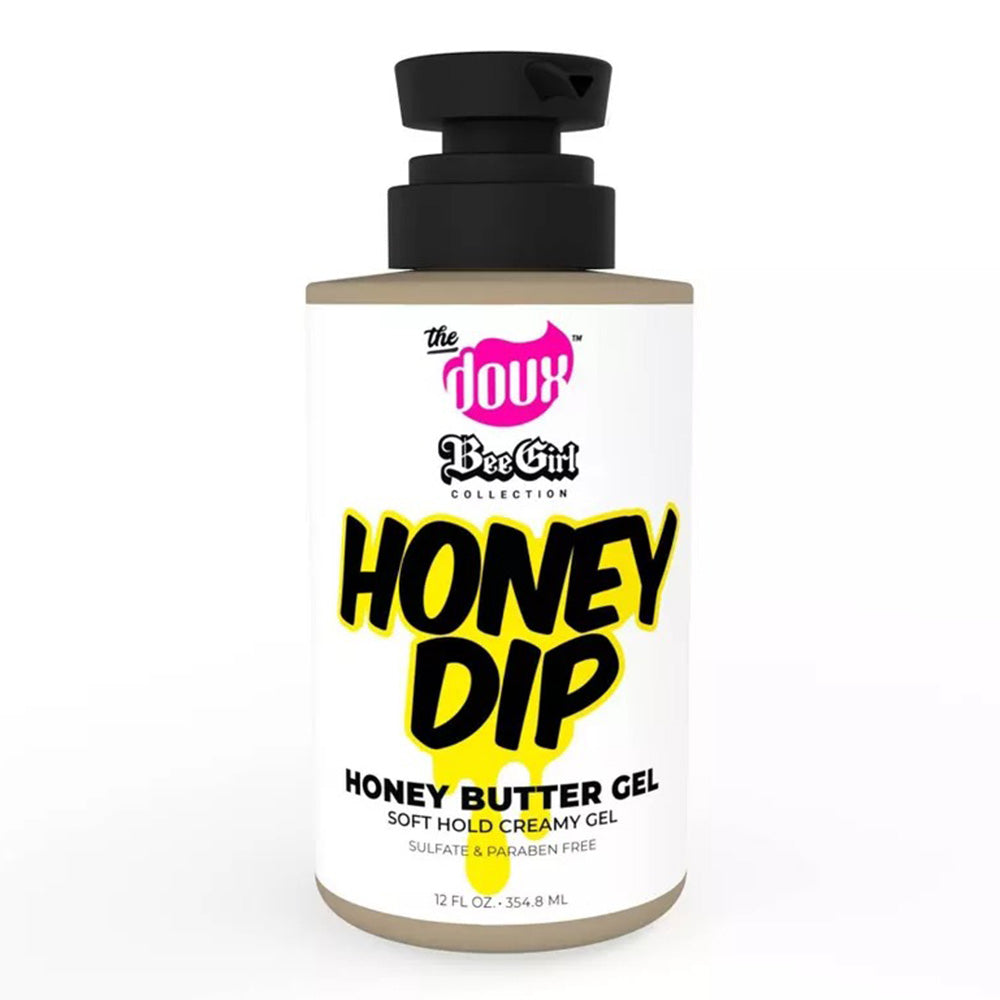 The Doux Moisture and Curl Definition Honey Dip Butter Hair Gel 12Oz (354.8ml)
