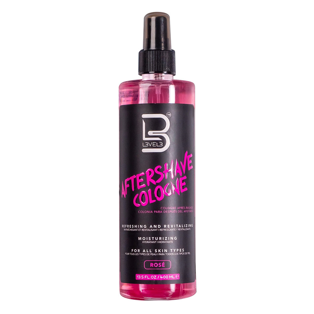 Level 3 Aftershave Spray Cologne Rose Soothes Hydrates and Reduces Irritation 13.5Oz (400ml)
