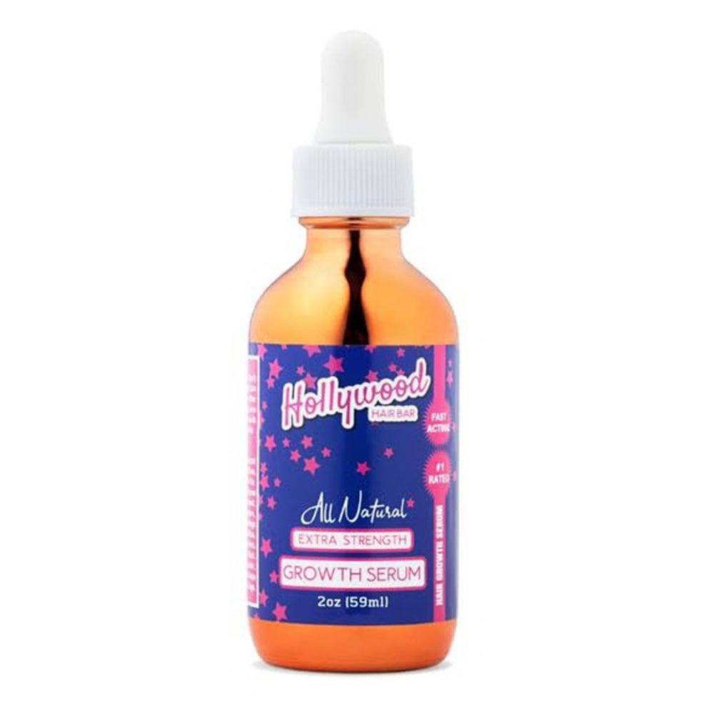 Hollywood Hair Bar All Natural Extra Strength Growth Serum 2Oz (59ml)
